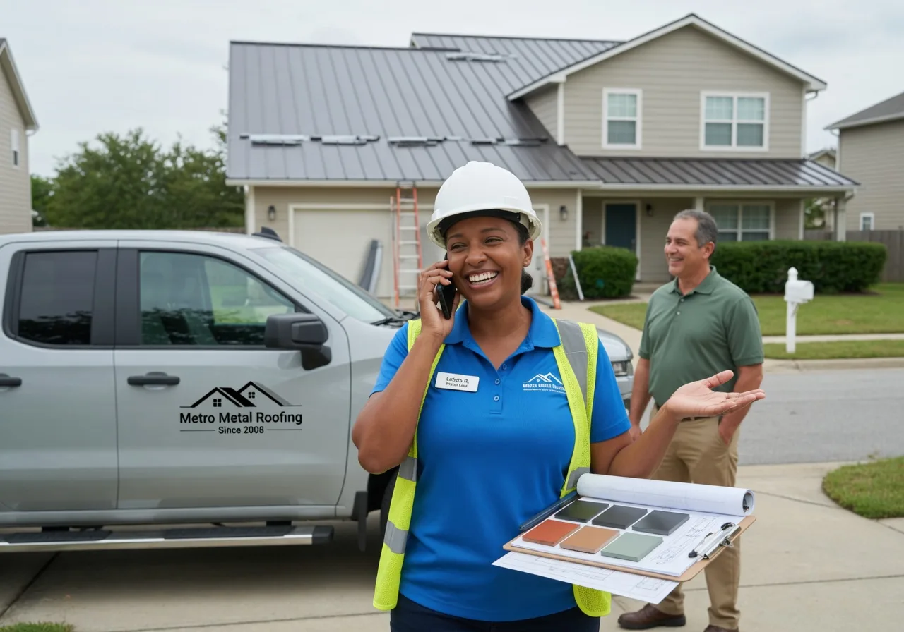 Storm Damage Metal Roof Repair in Townsville, NC